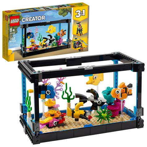 Lego fishtank - LEGO Creator 3-in-1 31122 Fish Tank is available right now outside of North America, and will be available worldwide August 1st, retailing for US $29.99 | CAN $39.99 | UK £24.99.